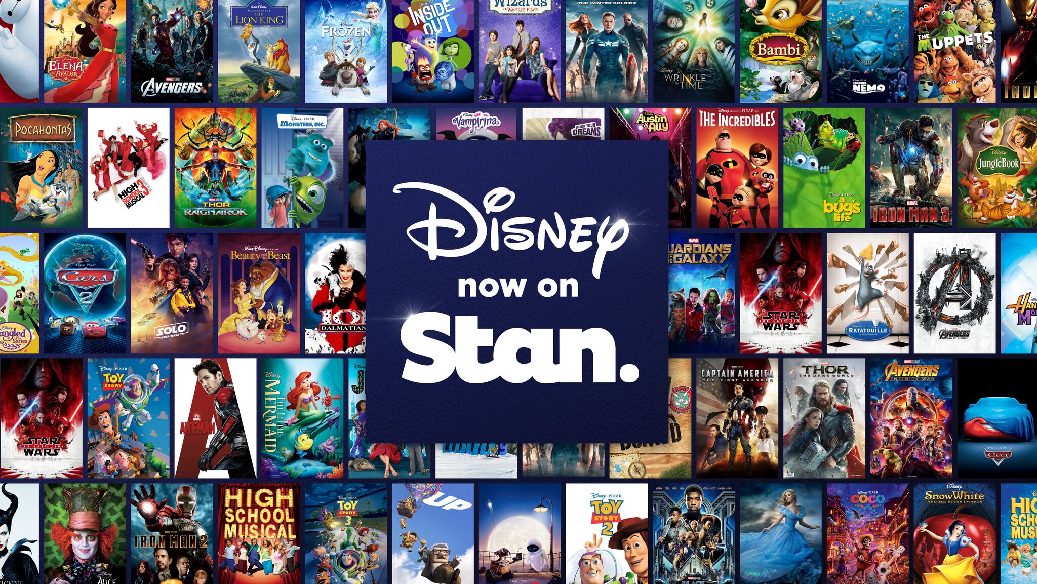 Disney streaming on Stan in Australia